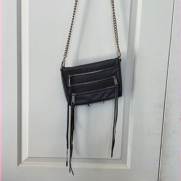 Rebecca MINKOFF MOTO ZIP CROSSBODY CHAIN BAG - Picture 8 of 12